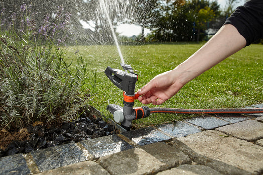 LONG DISTANCE COMFORT GARDEN PULSE SPRINKLER w/ SPIKE, Made in Germany