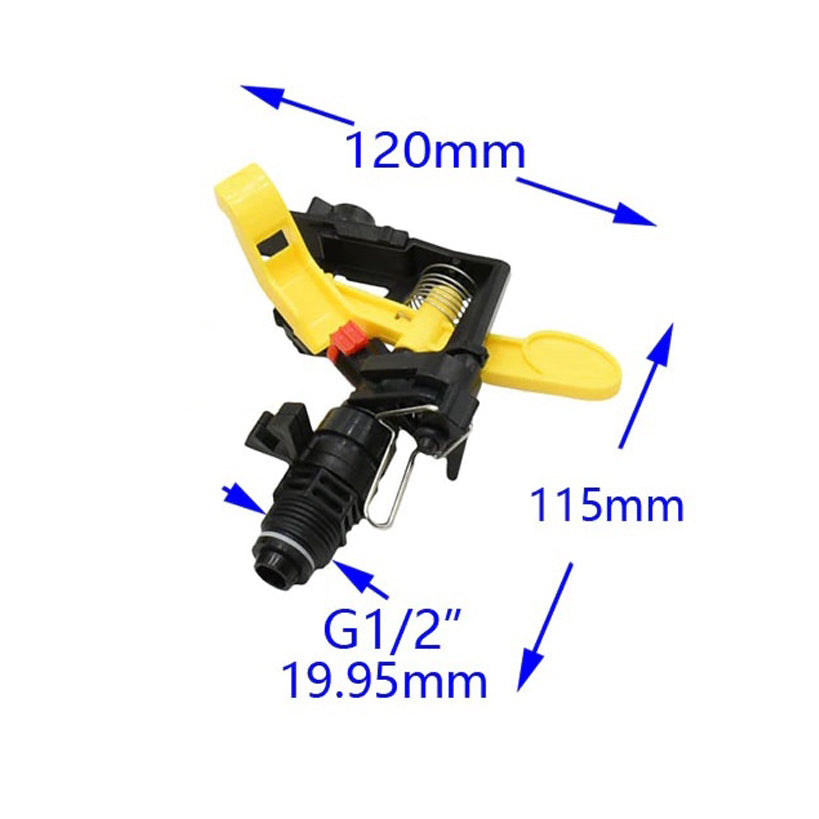 1/2 Male Adjustable Rocker Nozzle Rotary Jet Agricultural Garden Irrigation